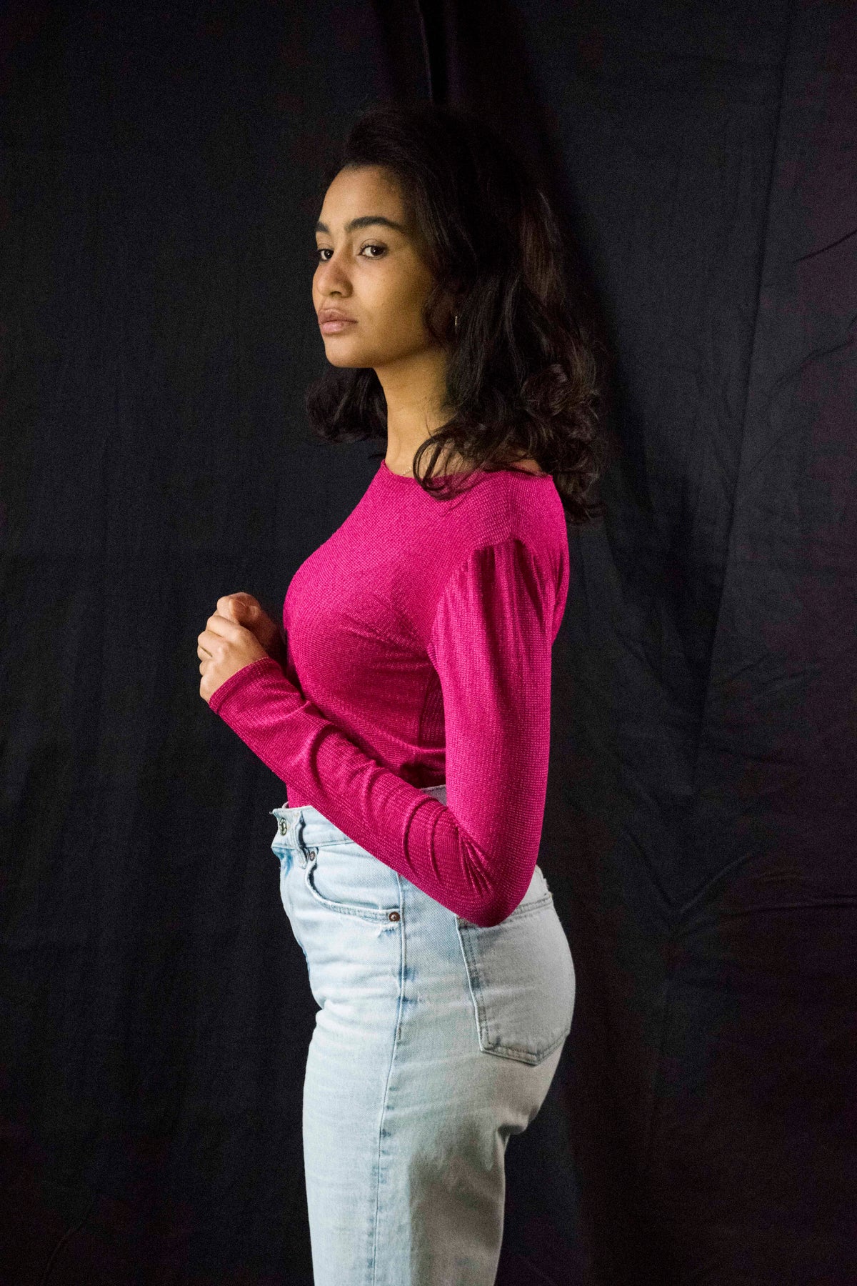 T long velvet Pink!